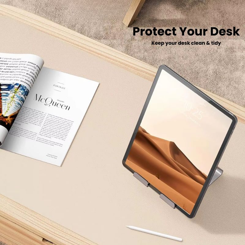 Large leather desk pad