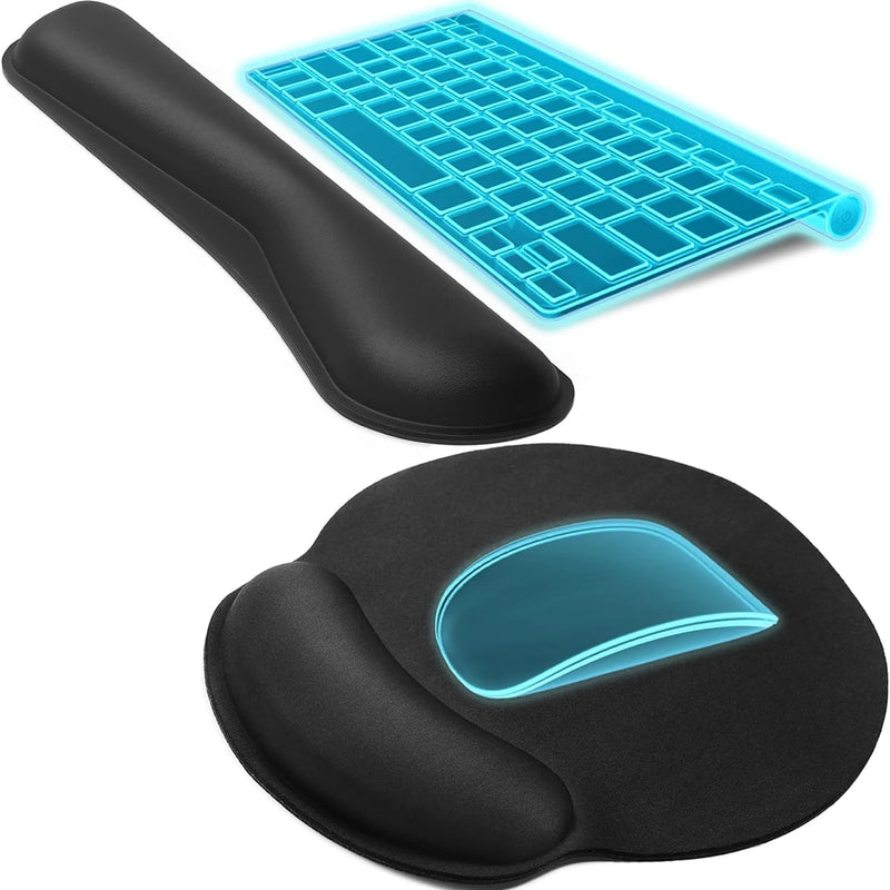 Ergonomic Keyboard And Mouse Pad Wrist Rest